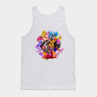 Chai de cup feat. flowers Tank Top